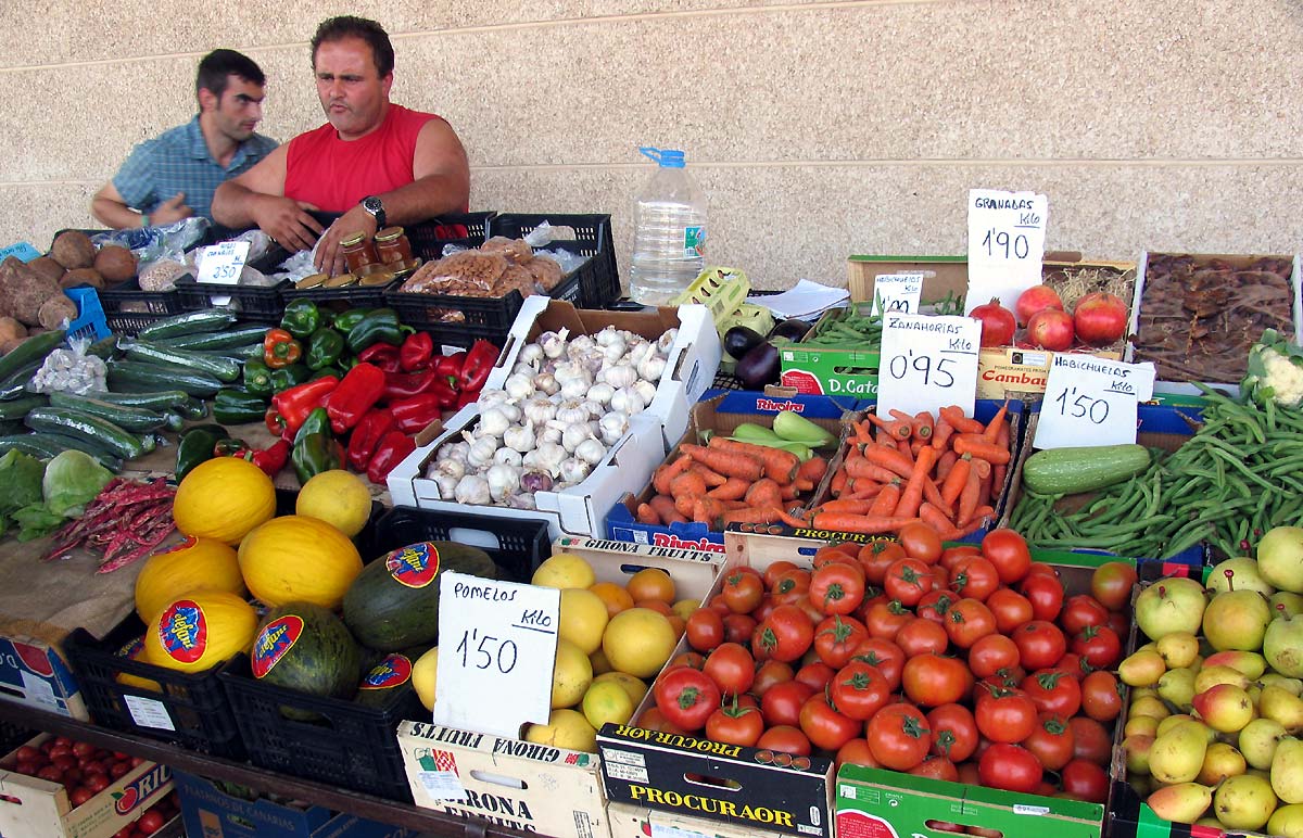 Handla färska grönsaker och frukter i Maspalomas